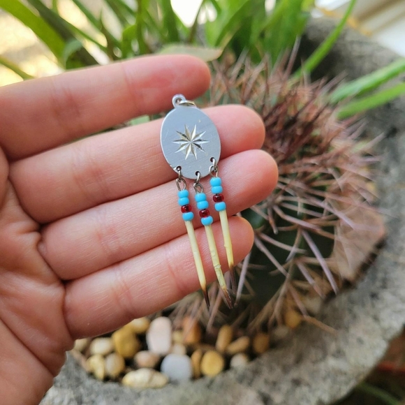Vintage Native Gypsy Tribal Pendant - Picture 1 of 7